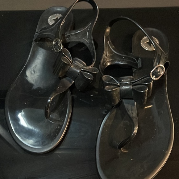 BCBG Black jelly sandals - Picture 2 of 4